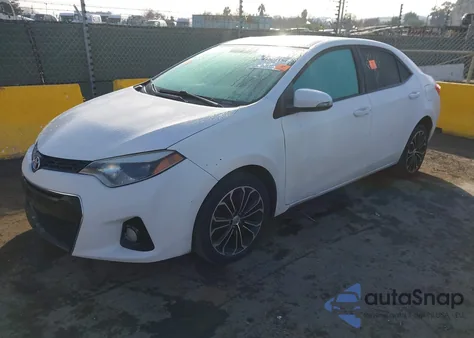2014 Toyota Corolla S Plus from USA, damaged, VIN 2T1BURHE2EC179043
